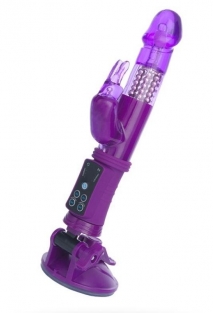 Klitoral Uyar�c� Vibrat�r TPR Mor 22 cm